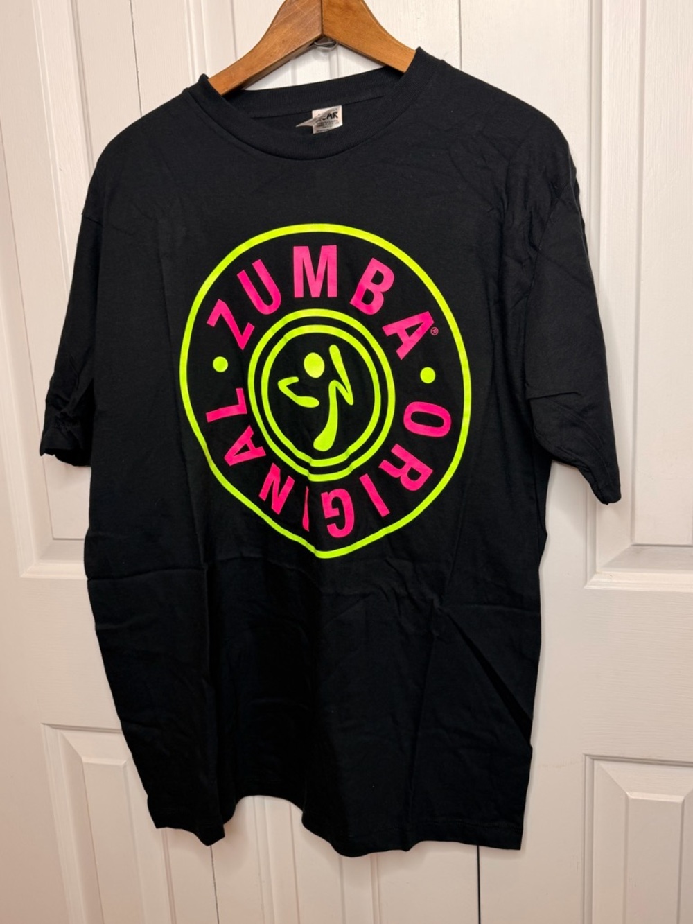 Zumba Fitness Black Crewneck Graphic Tee